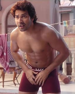 Shirtless Bollywood Men Varun Dhawan Strips Down To His Underwear Bollywood Hunk S Hot Ad In