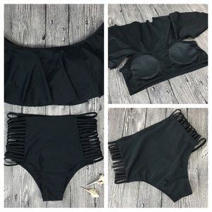 Swim New Flounce High Waisted Bikini Poshmark