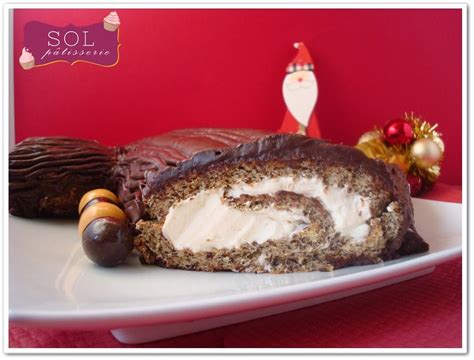 B Che De No L Au Chocolat Rapp Et Cr Me La Vanille Tronco De Natal