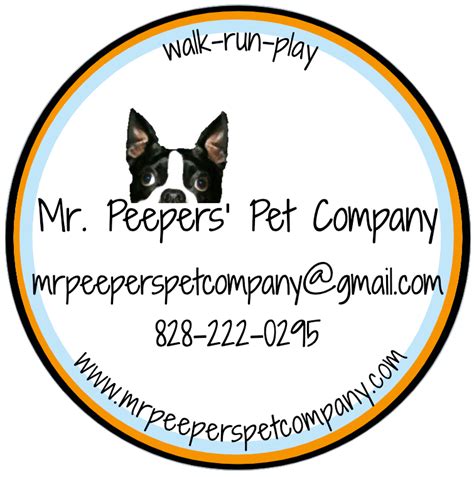 About Us | Mr. Peepers' Pet Company | Asheville | United States