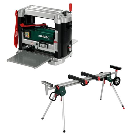 Metabo Bench Thicknesser Dh 330 With Ksu 251 Mitre Saw Stand Combo