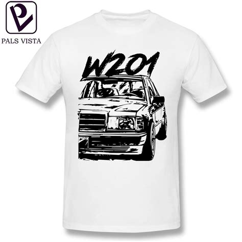 Mercedes T Shirt Mercedes W201 190e T Shirt Short Sleeve Cotton Tee ...