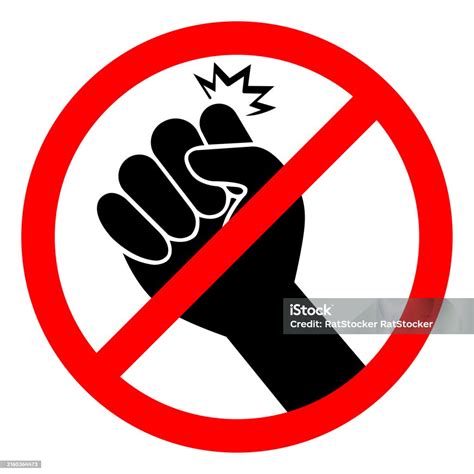 Ilustración De Do Not Knock Symbol Sign Vector Illustration Isolate On