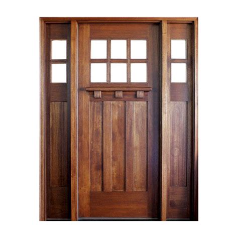 Eswda X Exterior Mahogany Tuscany Sdl Lite Impact Single Door