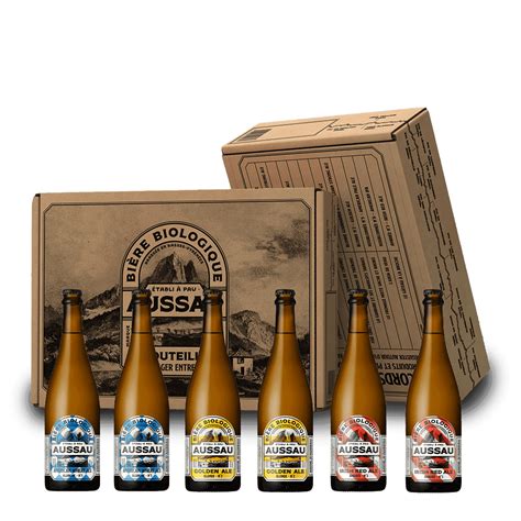Coffret Aussau x cl Bière blanche blonde ambrée
