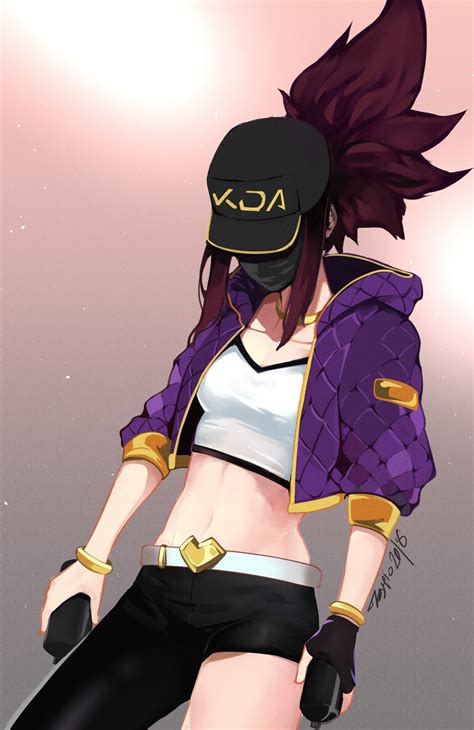 Akali Kda League Of Legends By Toshiohda