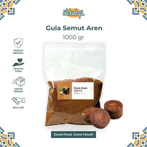 Jual Gula Aren Bubuk 1 Kg Gula Semut Asli Palm Sugar Shopee Indonesia