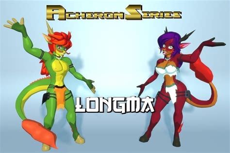 D Model Acheron Longma Nude Vr Ar Low Poly Rigged Cgtrader