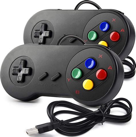 Miadore Wireless Usb Controller Für Snes Emulator 2 Pack 2 4g Usb