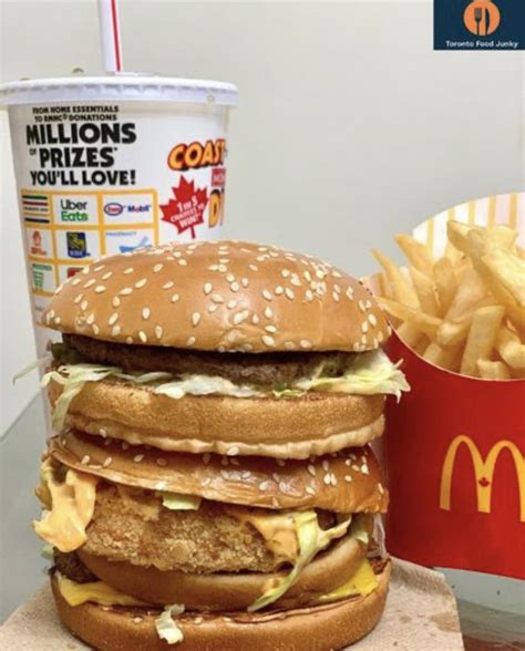 Spicy Habanero Mcchicken Inside Of A Big Mac Rburgers