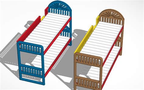 3d Design Barbie Bunk Bed Tinkercad