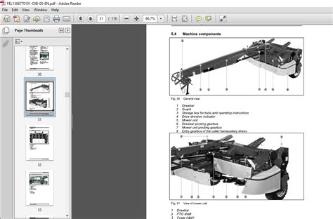 Massey Ferguson Eu Hay Equipment Dm Dm Operators Manual Pdf