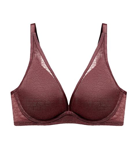 Push Up Bras Triumph Signature Sheer Non Wired Push Up Deep V Bra