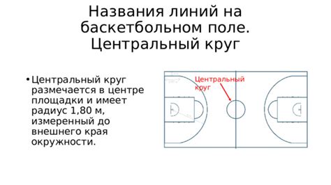 Баскетбол. Правила игры и названия линий на баскетбольной площадке ...