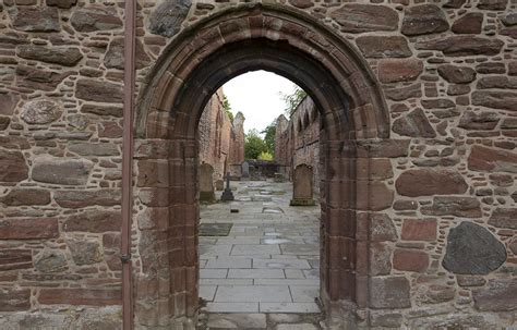 Beauly Priory, ruin of a holy building in the highlands of Scotland