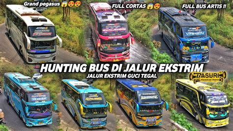 Full Telolet Basuri Hunting Bus Di Jalur Ekstrim Guci Tegal Full