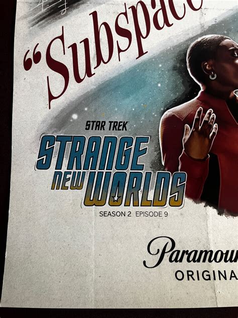 Star Trek Strange New Worlds Subspace Rhapsody Comic Con Exclusive