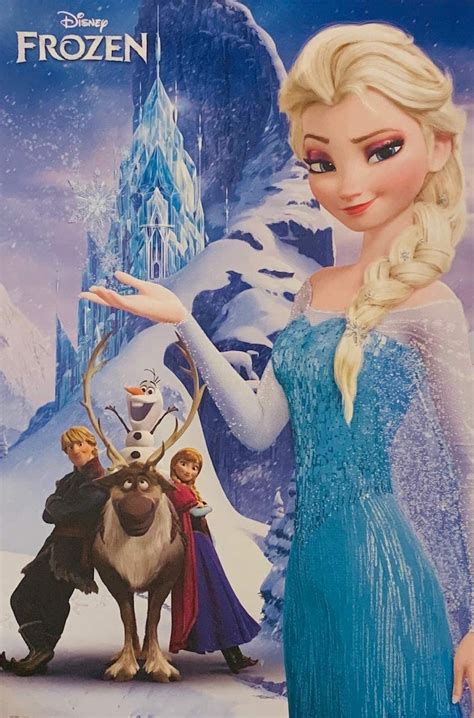 Frozen - Elsa and Friends - Disney Movie Poster (24 x 36 inches ...