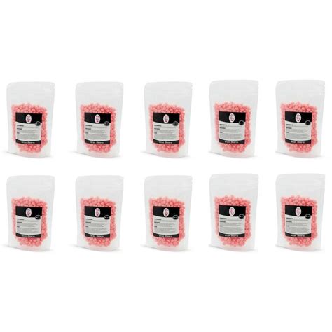 G Packs Hard Wax Beans Brazilian Waxing Beads Peel Off Depilatory Bikini Rose Size