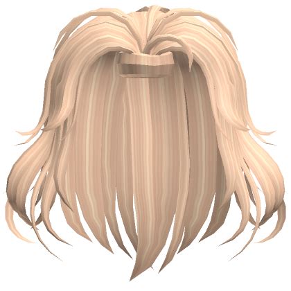 Blonde Messy Ponytail Extension Roblox