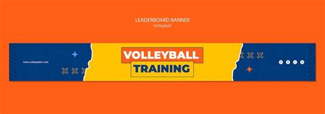 Free Psd Volleyball Template Design