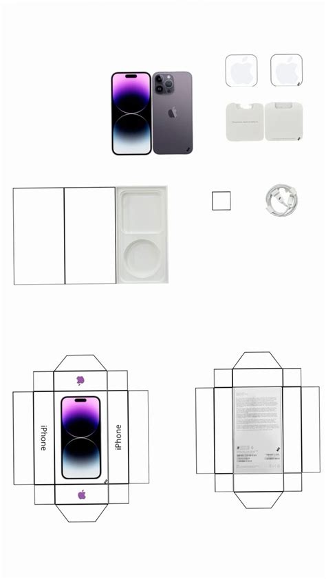Iphone Pequeño Para Hacer Caja De Amazon Plantilla De Caja