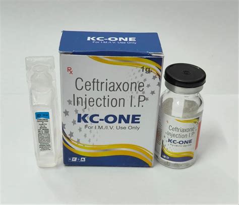 KC ONE Ceftriaxone Injection Ip 1gm 1000MG At Rs 67 02 Vial In