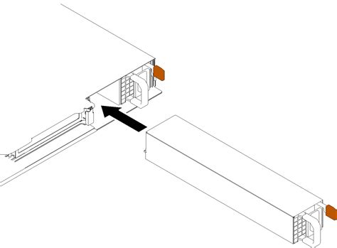 Install A Hot Swap Power Supply Unit Thinksystem Sr Lenovo Docs