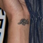 Zo Kravitz Name Wrist Tattoo Steal Her Style