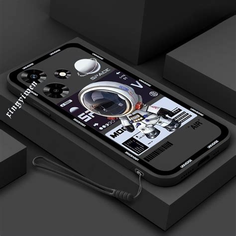 Casing Infinix Hot 30 Trendy Brand Astronaut Nasa Phone Case Shockproof Anti Drop Soft TPU Cover