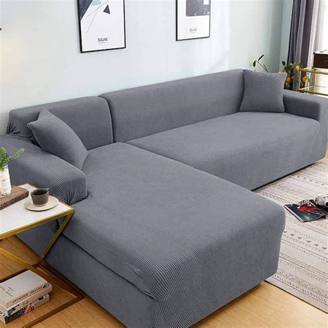 Amazon de L Form Ecksofa Sofabezug 1Teilig Sofa Überwürfe 1 2 3 4