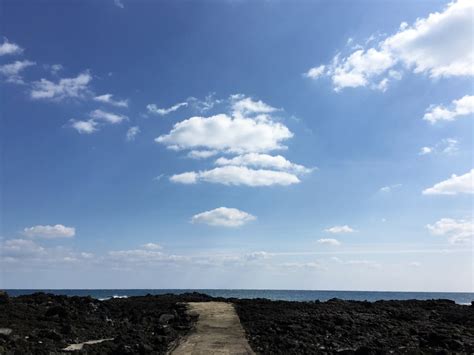 Gambar Pantai Laut Alam Outdoor Lautan Horison Awan Langit