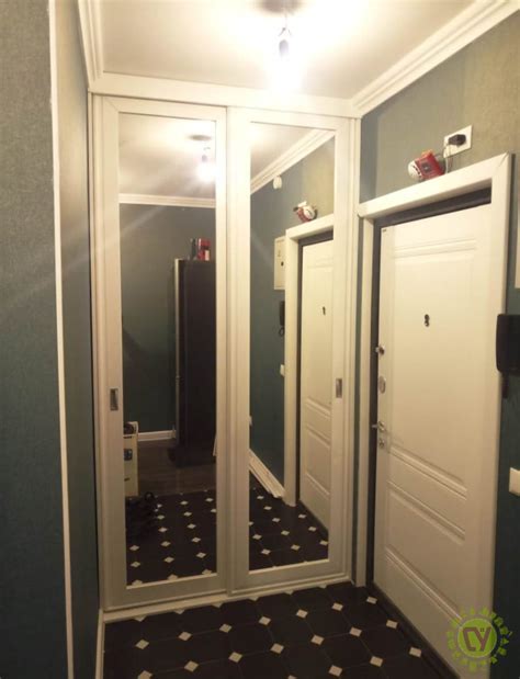 Встраиваемый шкаф купе в прихожую по индивидуальным размерам