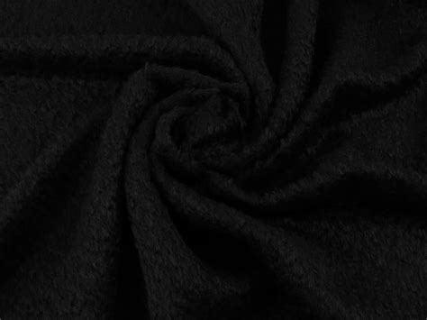 Tissu Lainage Mohair Laine Noir Mercerie En Ligne The Sweet Mercerie