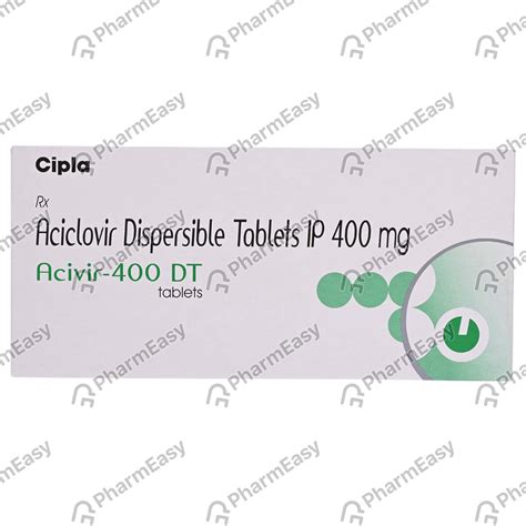 Buy Acivir Dt 400 MG Tablet 10 Online At Flat 15 OFF PharmEasy