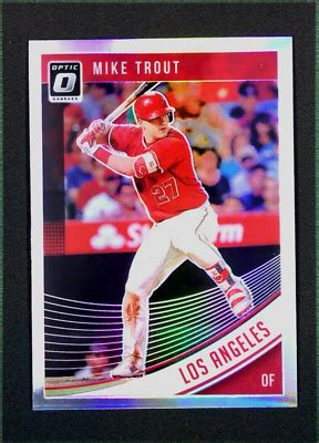 Donruss Optic Holo Mike Trout Angels Ebay