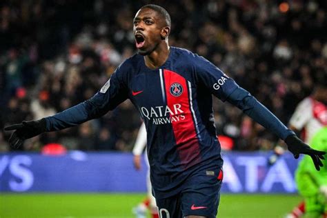 Tincelant Demb L Marque Enfin Et Le Psg Surclasse Monaco Au Terme D