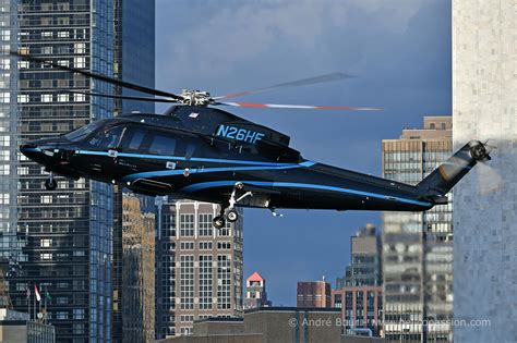 Héliports De Manhattan à New York En 2018 Sikorsky S76 Helicopassion