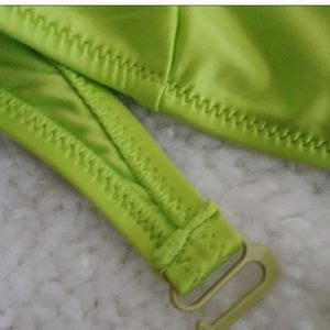 Kendall Kylie Swim Nwt Kendall And Kylie Acid Green Bikini Size L Poshmark