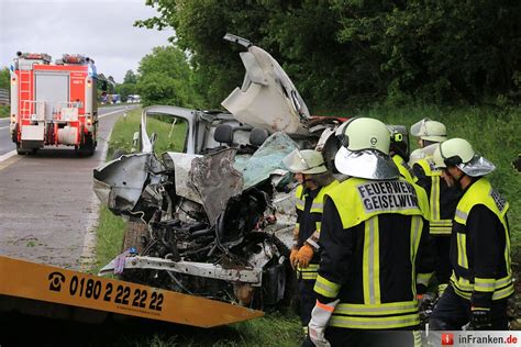 Bilder von Schwerer Unfall auf A3 zwischen Geiselwind und Schlüsselfeld