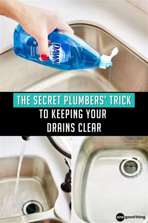 The 3 Step Plumbers Trick To Keep Your Drains Clear Drains Easy