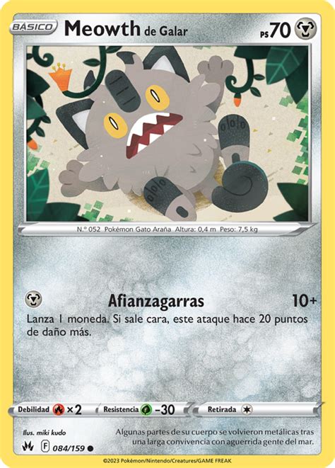 Meowth De Galar Cenit Supremo Tcg Wikidex La Enciclopedia Pokémon