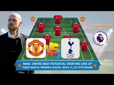 Today Match Man United Potential Lineup Premier League Week