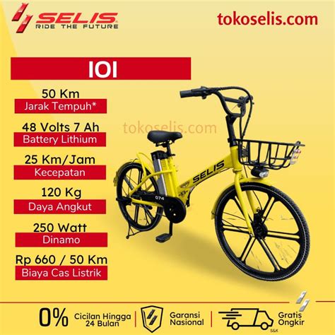 Jual SELIS Sepeda Listrik IOI Without Carrier Shopee Indonesia