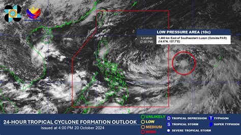 Pagasa Watching LPA East Of Luzon