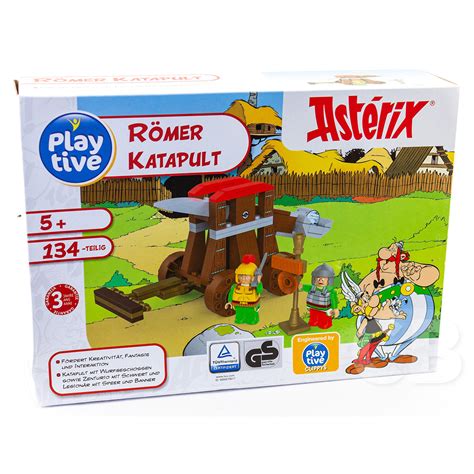 Playtive Clippys Asterix Obelix Klemmsteine Römer Katapult 134