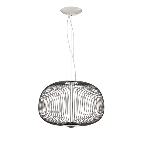 Foscarini Mylight Spokes Suspension Led Noire Luminaire Fr