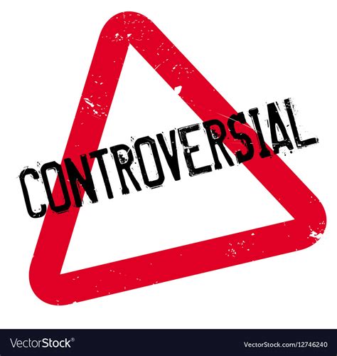 Controversial Rubber Stamp Royalty Free Vector Image