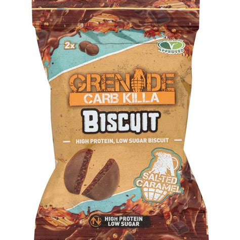 Grenade Carb Killa Biscuit Salted Caramel 50g Woolworths