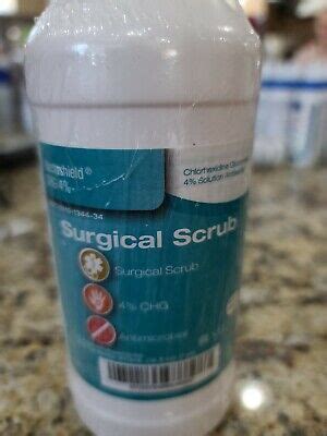 Bactoshield Chg Surgical Scrub Fl Oz Bottle Antimicrobial Ebay